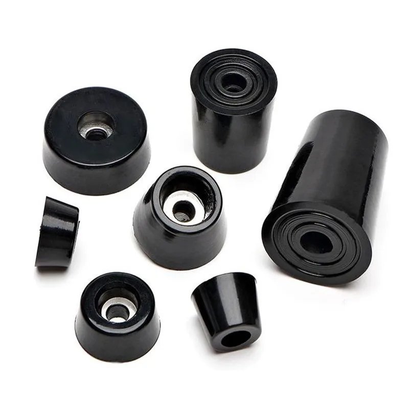 Rubber foot anti slip pad damping pad wear-resistant rubber leg with gaskettables and chairs Rubber feet Factory direct sale