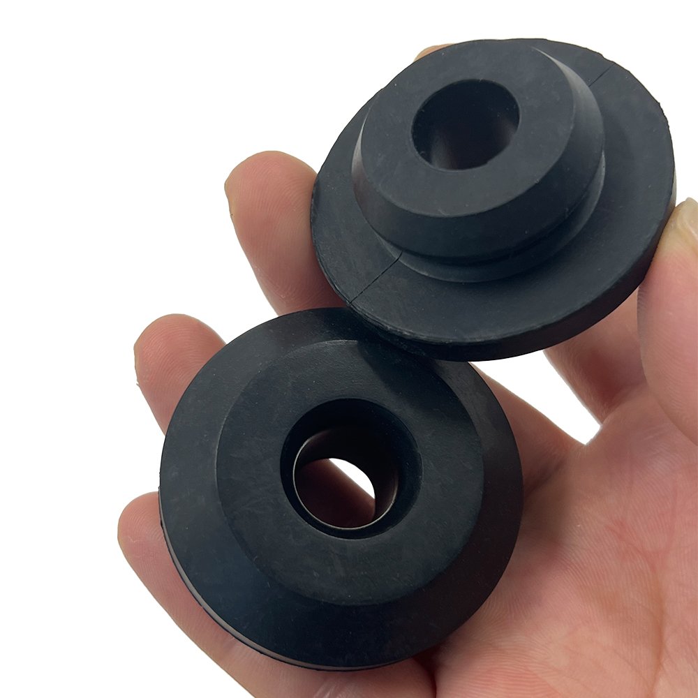 Round custom black pipe hole rubber plug