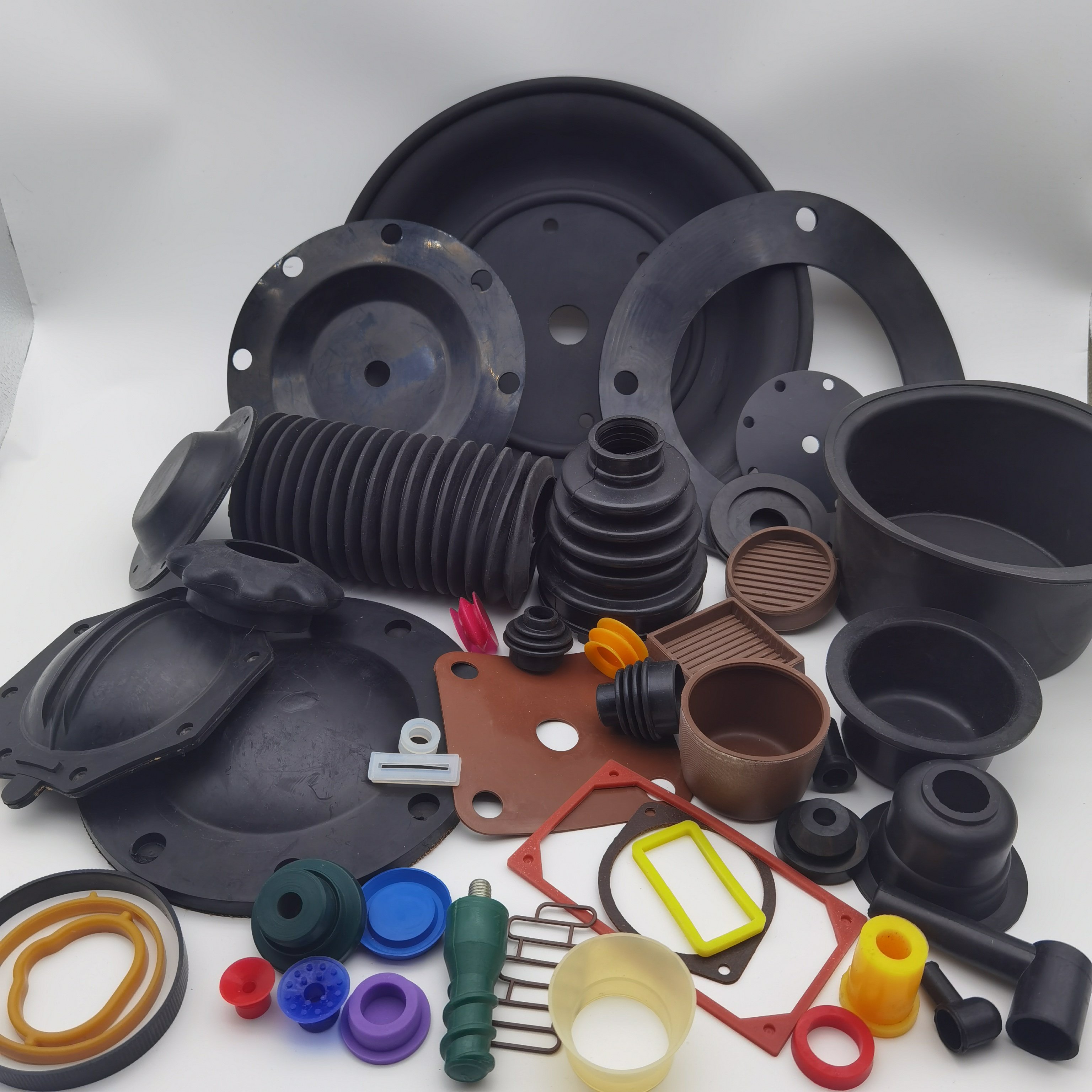 Customized Food Grade Molded NBR EPDM FKM HNBR Fluorosilicone Rubber Products Rubber Parts