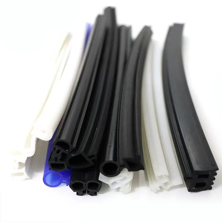 Heat Resistance Silicone Sponge Rubber Foam Doors And Windows Rubber Profile Seals Strip For Extrusion
