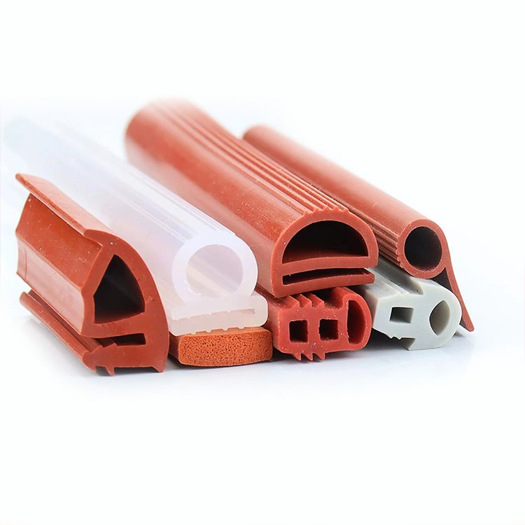 Heat Resistance Silicone Sponge Rubber Foam Doors And Windows Rubber Profile Seals Strip For Extrusion