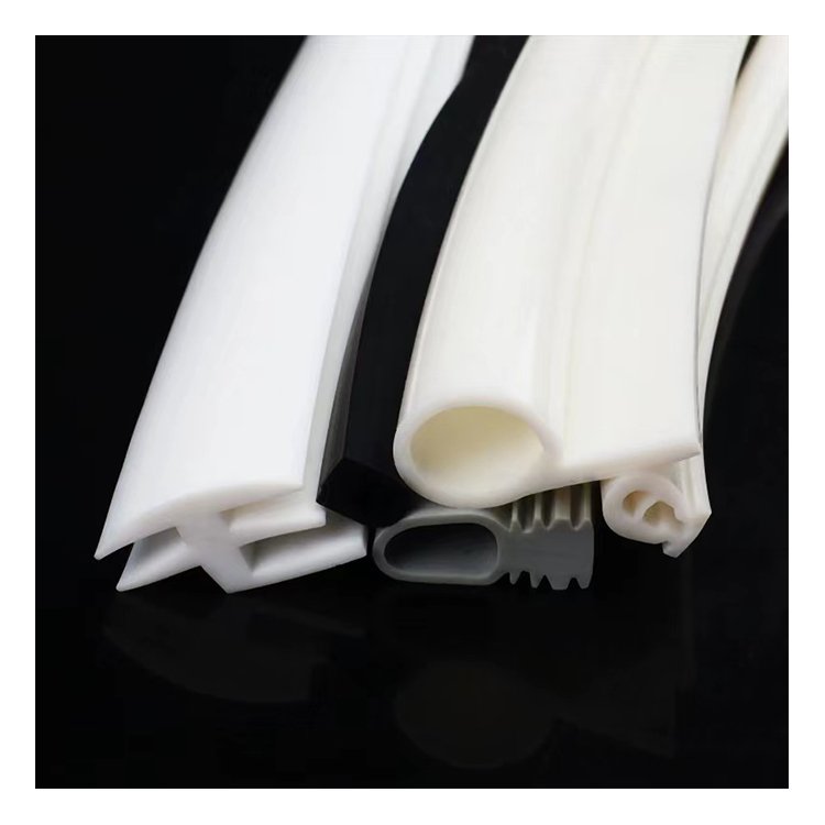 Heat Resistance Silicone Sponge Rubber Foam Doors And Windows Rubber Profile Seals Strip For Extrusion