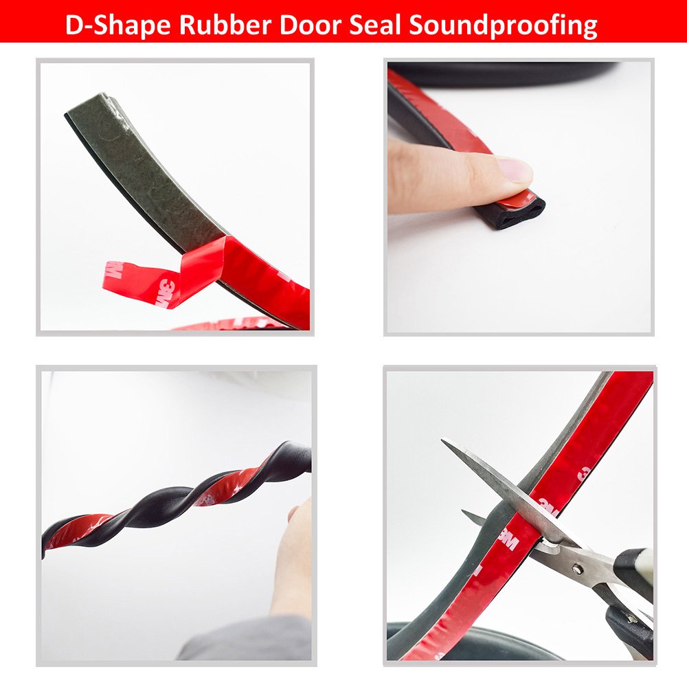 Premium Self-Adhesive EPDM Foam Window Seal Tape for Cars Waterproof Soundproof Dustproof Simple Installation