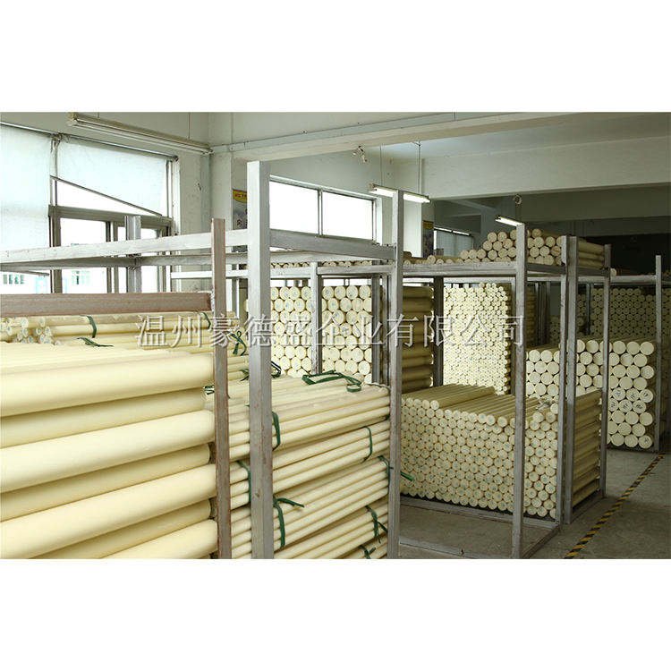Uhmwpe Rod HDPE Polyethylene Natural Cast Electrical Mc Nylon Rod Engineering Plastic White Solid Plastic Rods Supplier