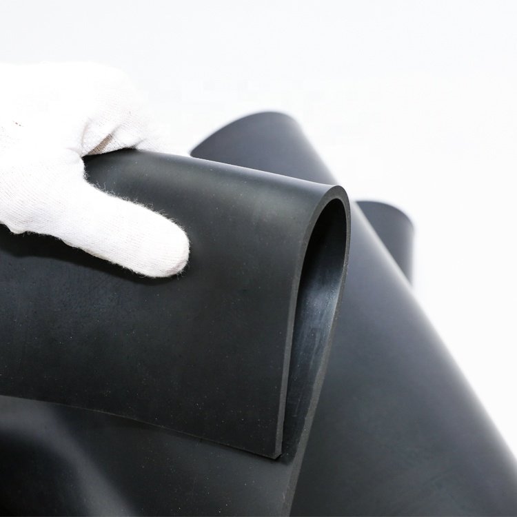 Wholesale Industrial 1mm 2mm 3mm 4mm 5mm 6mm Black Thin Rubber Sheet Manufacture