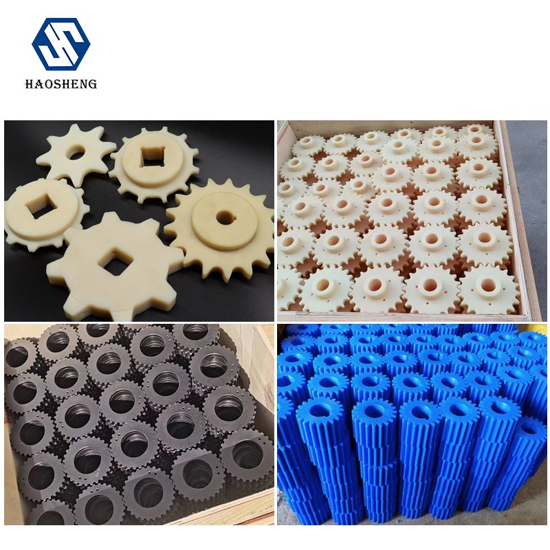 Supplier manufacture plastic spur gears rack nylon plate sheet plastic rods rod price