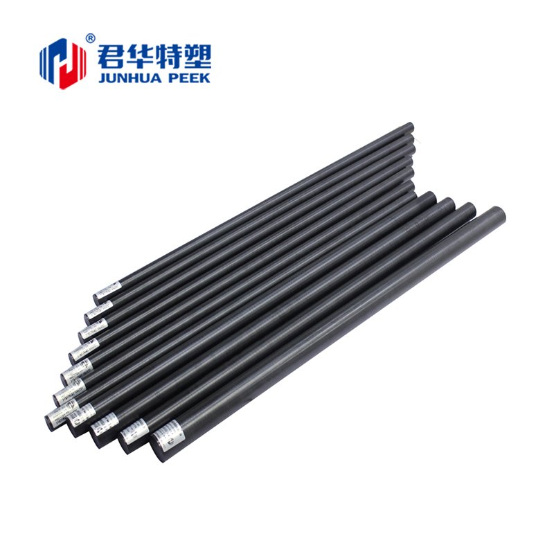 PEEK continuous extrusion rod filled with carbon fiber PTFE graphite