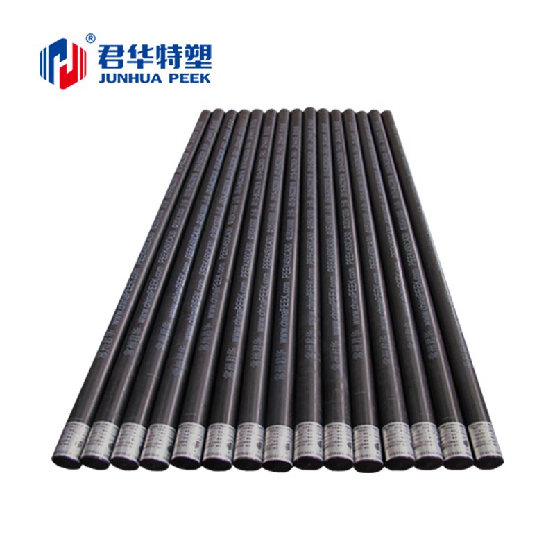 PEEK continuous extrusion rod filled with carbon fiber PTFE graphite