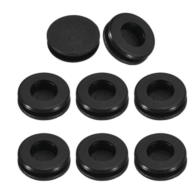 Customized Silicone EPDM/NBR Flat Square Cable Grommet Waterproof Protective O Ring Antiflaming Rubber Seal Flat Square Cutting