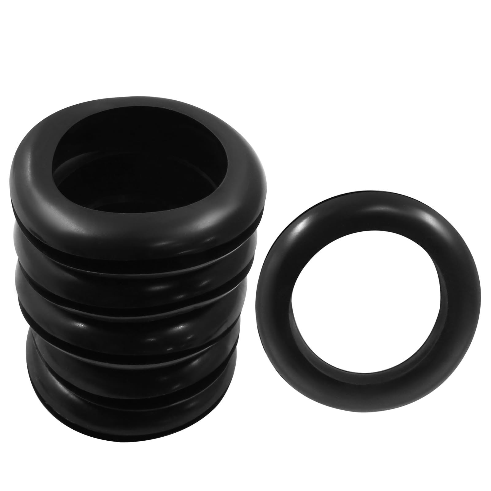 Customized Silicone EPDM/NBR Flat Square Cable Grommet Waterproof Protective O Ring Antiflaming Rubber Seal Flat Square Cutting