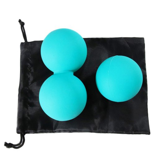 Deep Tissue Muscle Relief Therapy Silicone Rubber Lacrosse Massage Ball