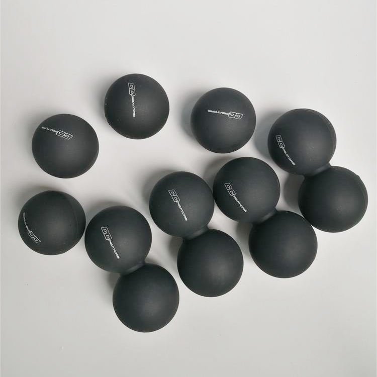 Deep Tissue Muscle Relief Therapy Silicone Rubber Lacrosse Massage Ball