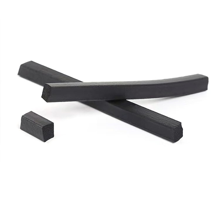 Customized EPDM foam rubber sheet wear-resistant electric cabinet anti-collision rubber square rod EPDM sealing strip