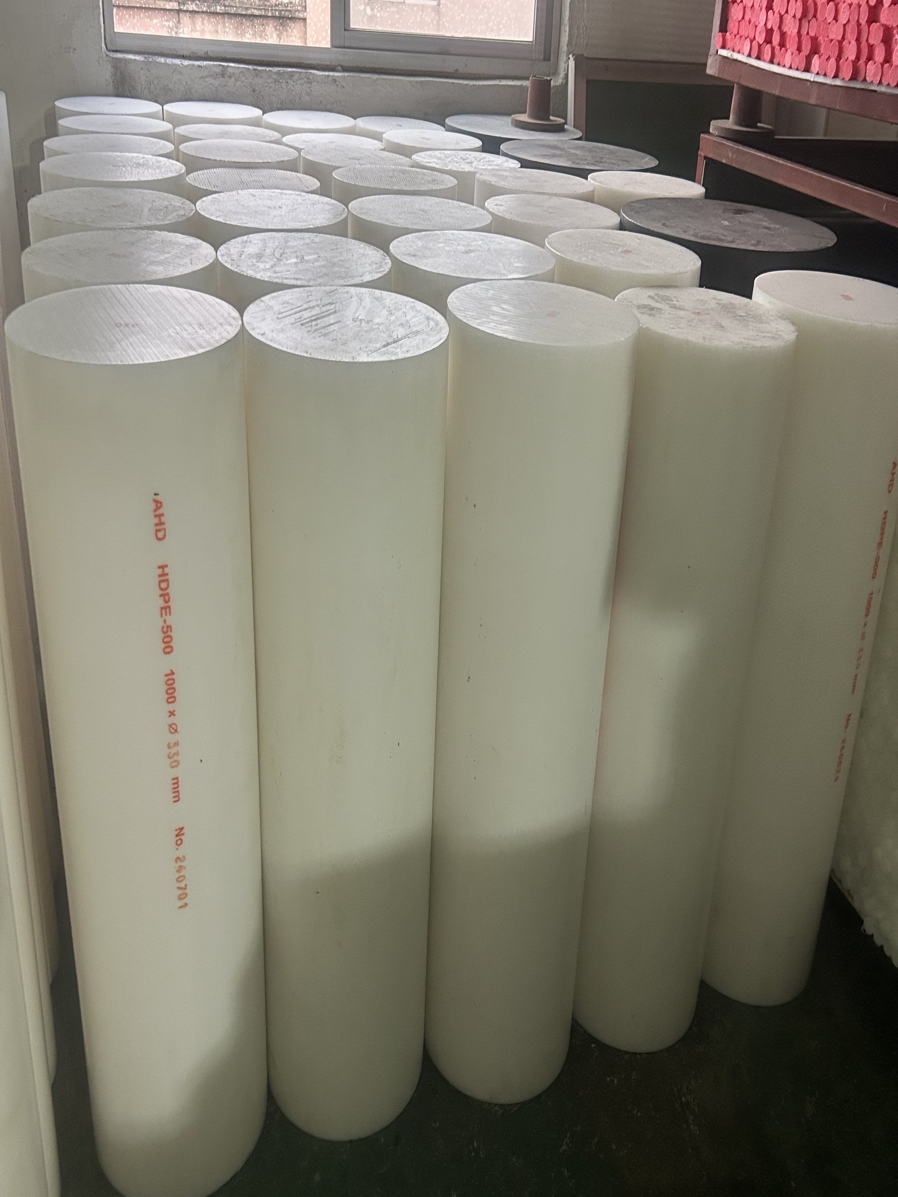 20mm 30mm 40mm 50mm 100mm 150mm 200mm Food Contact HDPE PE Polyethylene Extrusion Rod