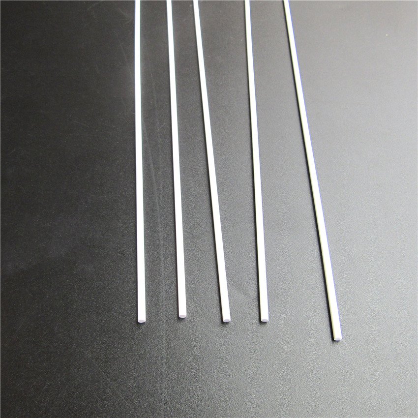 Small stick PVC plastic white color Diameter 2.5mm customized size
