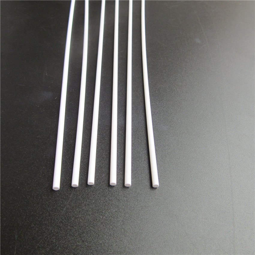 Small stick PVC plastic white color Diameter 2.5mm customized size