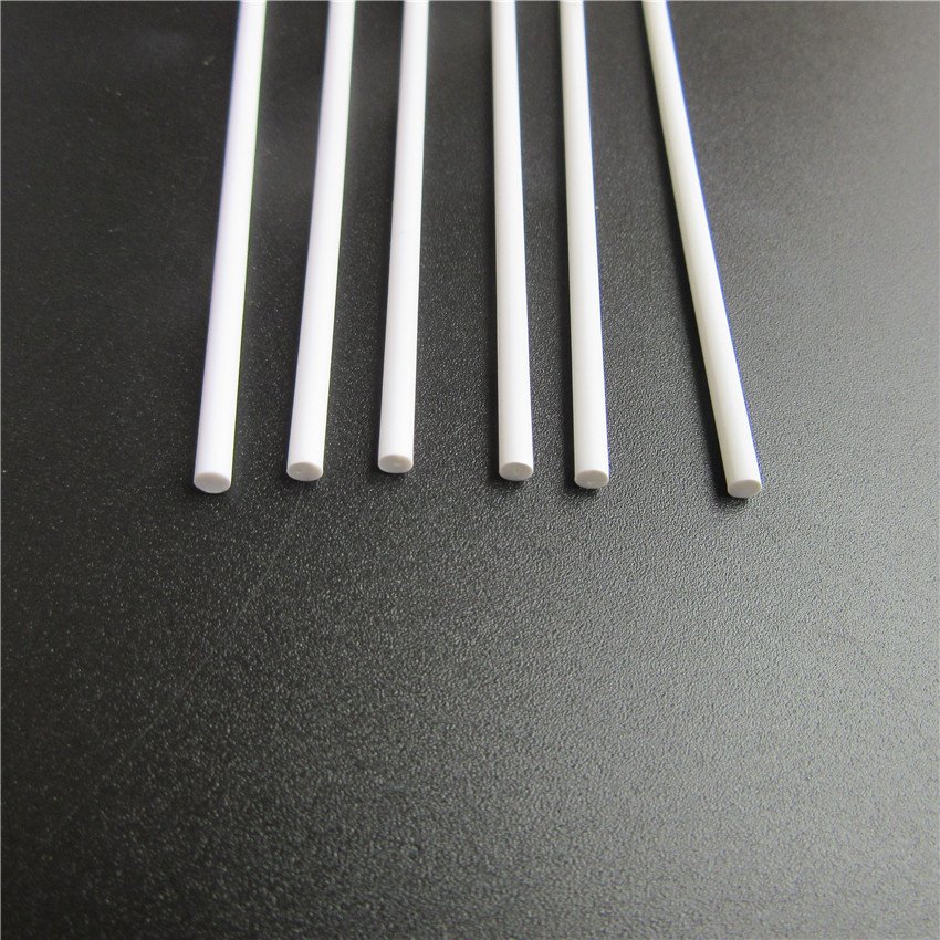 Small stick PVC plastic white color Diameter 2.5mm customized size