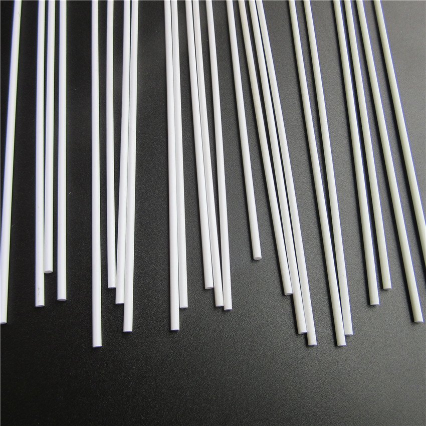 Small stick PVC plastic white color Diameter 2.5mm customized size