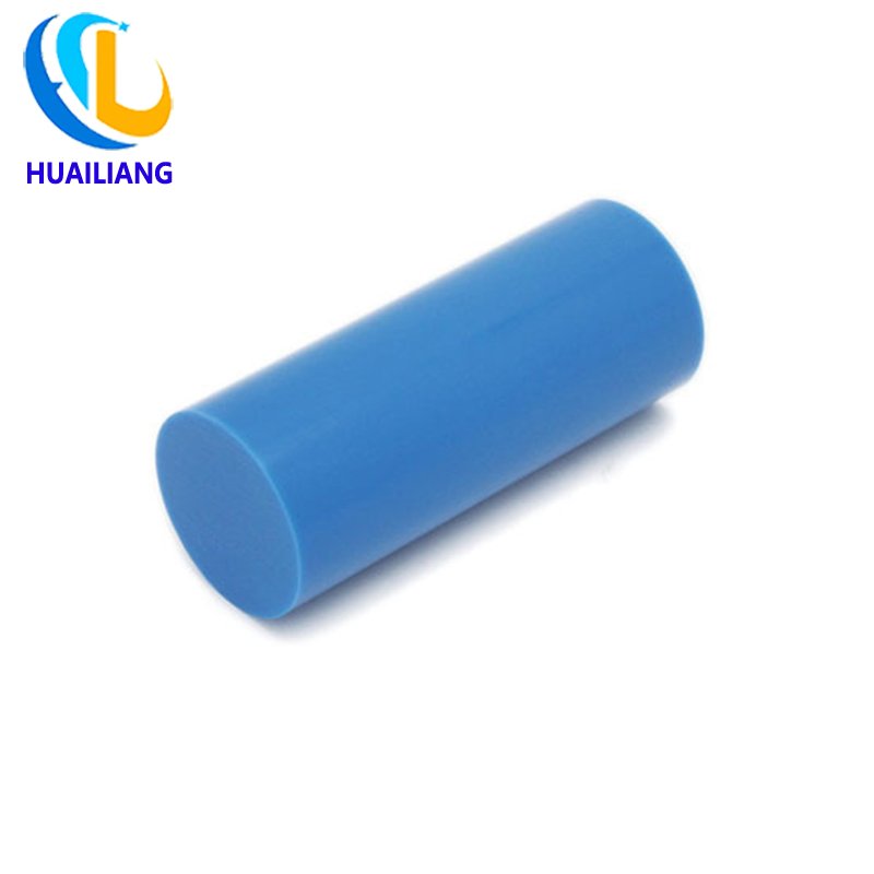 Solid flexible White or Black High Hardness Nylon Polyamide Material PA6 Nylon Rod