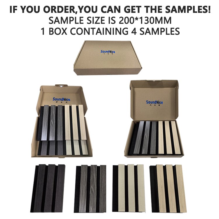 Free Samples solid wood rubber sheet sound absorption diffuser stadium acoustic panels