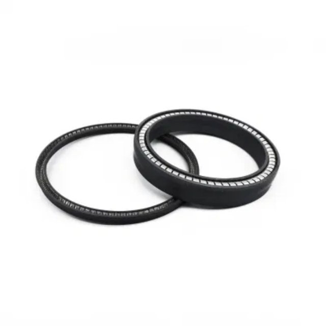PTFE spring energized seal, spring face mechanical rod seal