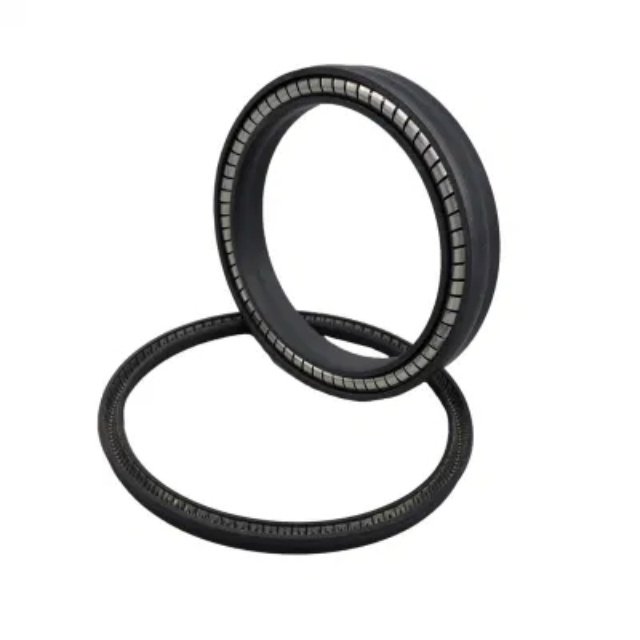 PTFE spring energized seal, spring face mechanical rod seal