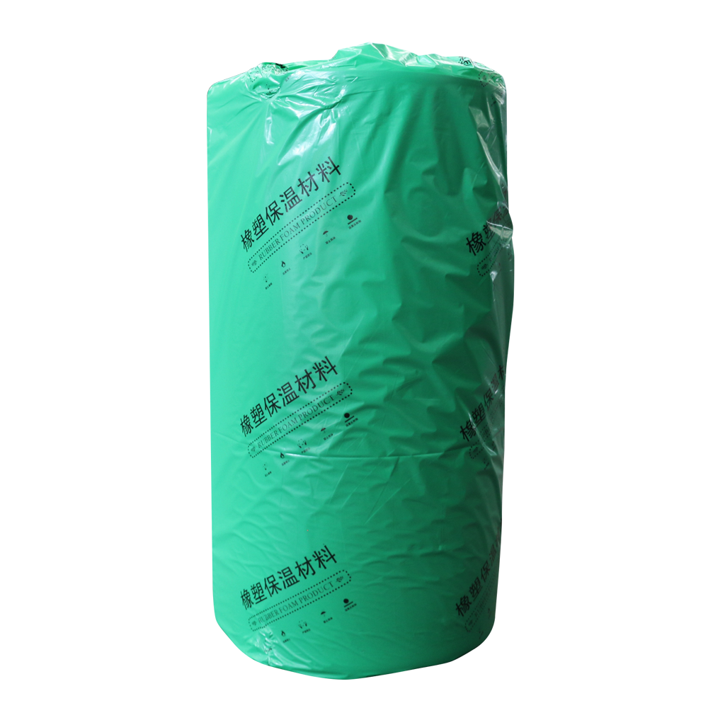 rubber foam thickness 30mm astm rubber sheet for hvac application sponge roll with aluminum foil facing