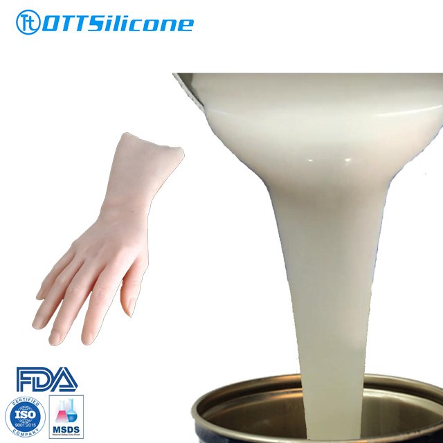 Skin Safe Platinum Silicone Of Human Body/Silicone Mask/Prosthetic Silicone RTV-2