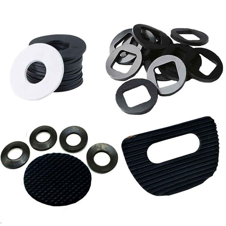 NUOANKE Custom Rubber Parts NBR FKM EPDM Silicone CR HNBR Rectangular O Ring Gasket Rubber Washer Seal