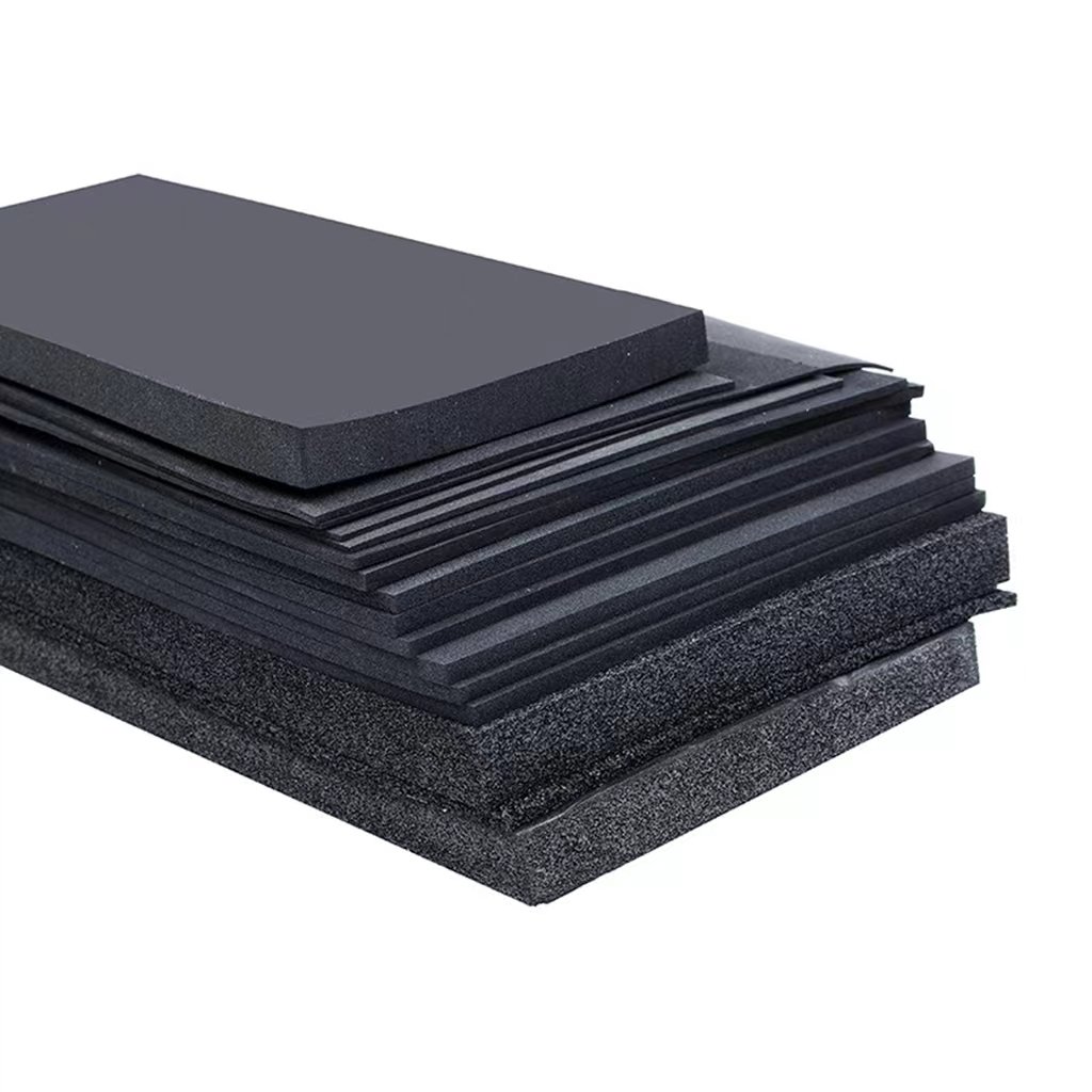 1mm 2mm 3mm 4mm /mat/pad/plate EPDM/CR/EVA/PE Silicone foam rubber sheet