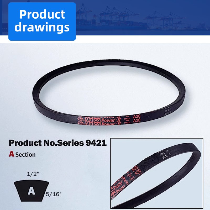 Triangle Transmission belt Black Rubber Conveyor belt V-belt Type A57/1422Li A58/1448Li A59/1473Li A60/1499Li A61/1524Li