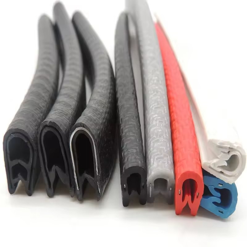 Custom automotive Rubber Seal Strip Protective Adhesive tape u shape edge trim door seal strips