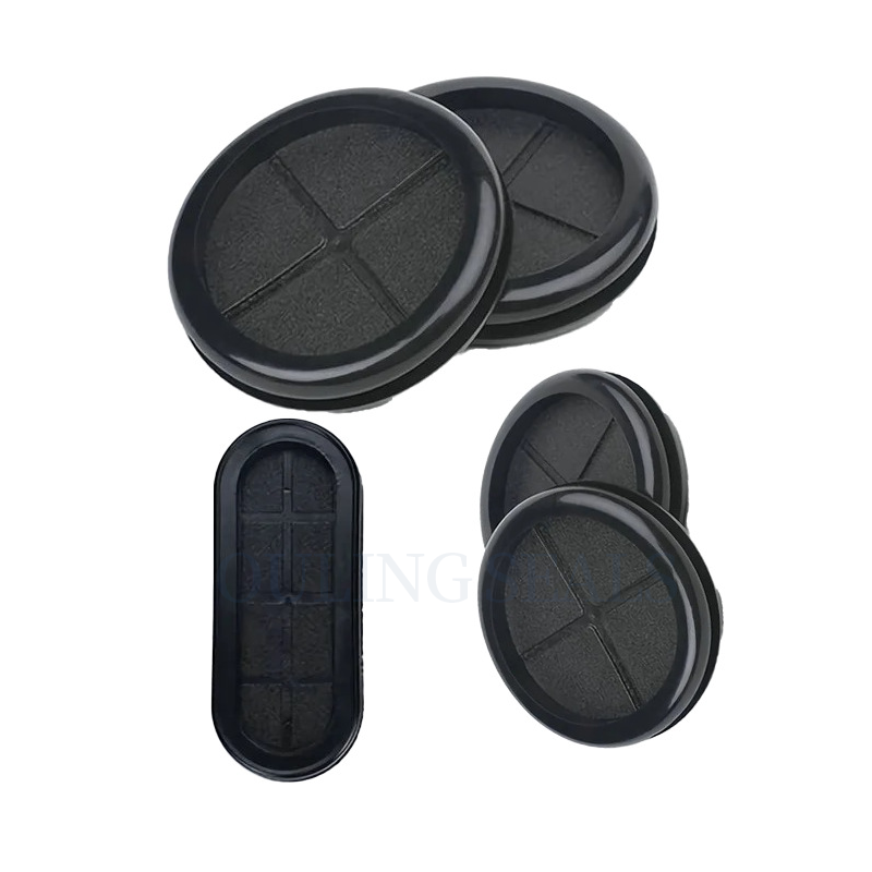 High Quality Custom Cable Rubber Grommets Automotive Rubber Cable Grommet Oval