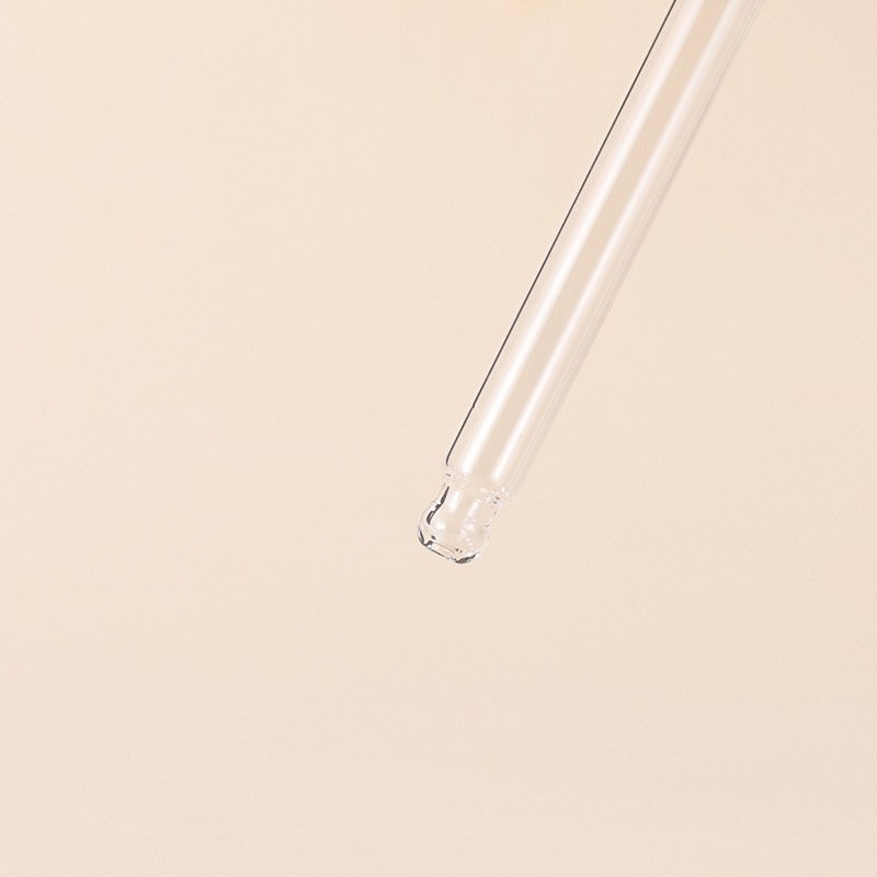 custom logo real bamboo cap white frosted glass oil bamboo dropper bottle serum bottle