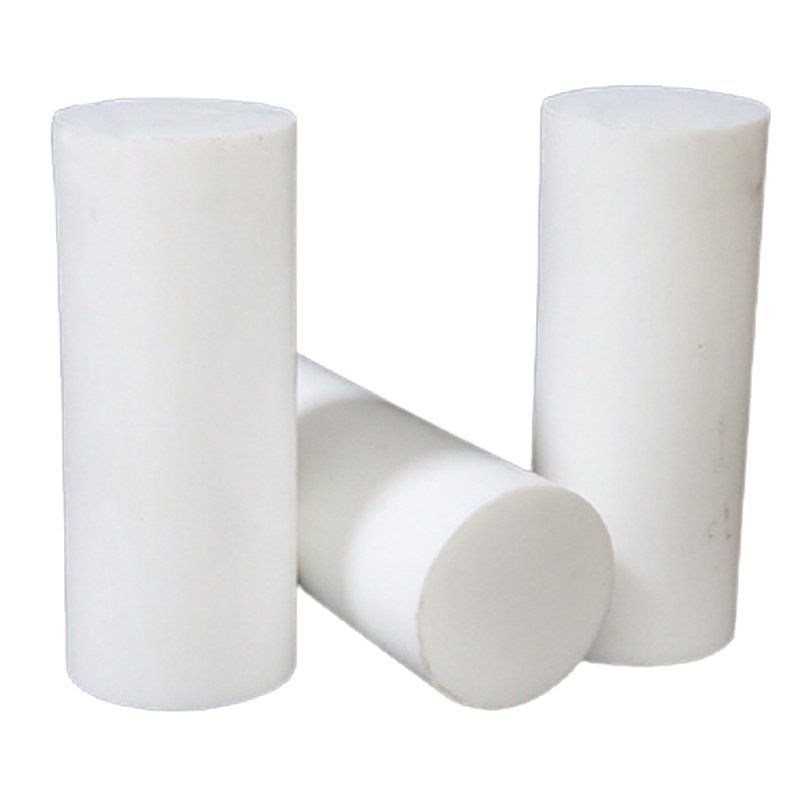 Custom Heat Resistant Plastic Products Precision Machining 100% Virgin Solid Plastic PTFE Rod