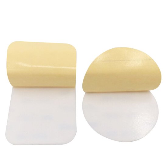 Die Cut Food Grade Transparent Natural Closed-cell EPDM Foam Silicon Edging Neoprene Rubber Sheet pad Rubber Bumper Rubber feet