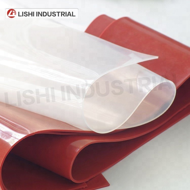 Heat Resistant Transparent white Silicon Rubber Sheet Roll