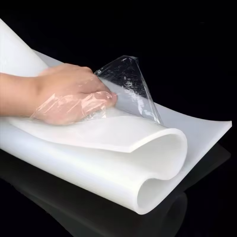 Best selling 0.1mm 0.2mm transparent smooth surface soft silicone rubber sheeting roll