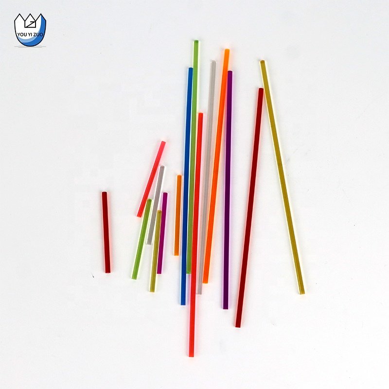 YOUYIZUO Cheap Custom Colored Rainbow Round 2mm Acrylic Rods Cylinder Aluminum Extrusion Rod Stick Acrylic Bar For LED Lighting
