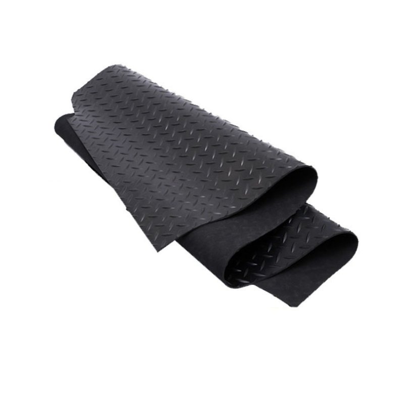 Anti Slip Diamond Willow Leaf Rubber Flooring Sheet Mat for Car