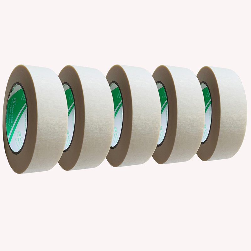 Manufacturers Custom Refinish Yellow Paper Painters Car Automotive Thermal Spray Paint Protection Masking Tape For Car Painting