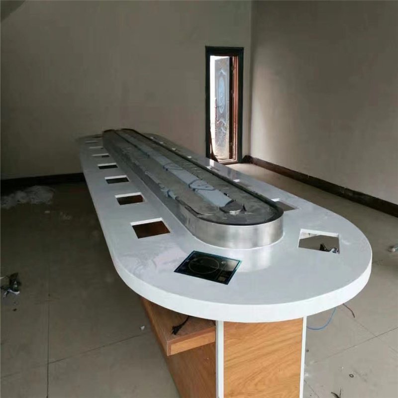 Rotary industrial conveyor belt machine conveyor for manufacturing
