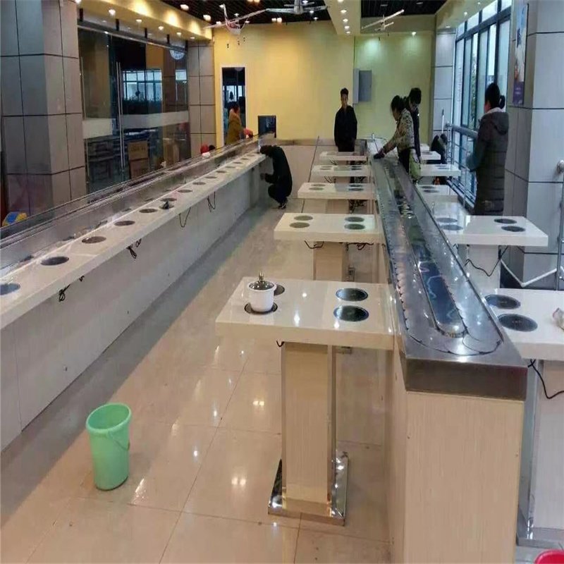 Rotary industrial conveyor belt machine conveyor for manufacturing