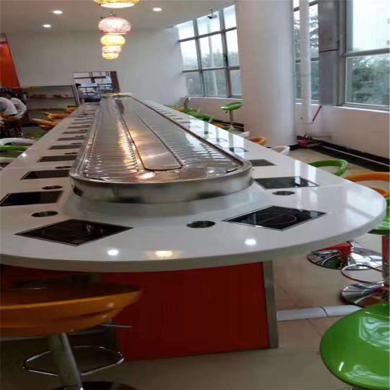 Rotary industrial conveyor belt machine conveyor for manufacturing
