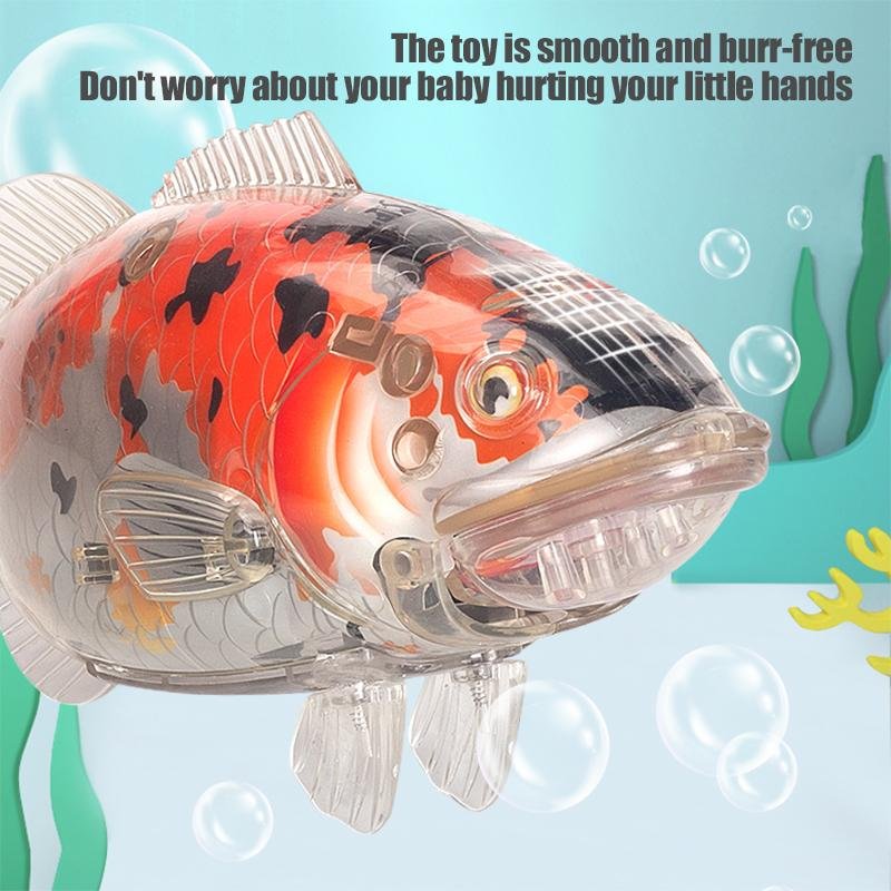 Big Fish Set Kids Fishing Toys Swimming Toys Fishing Rod Magnetic Simulation Fishing Boys & Girls Holiday Gifts 3-6 Years Old