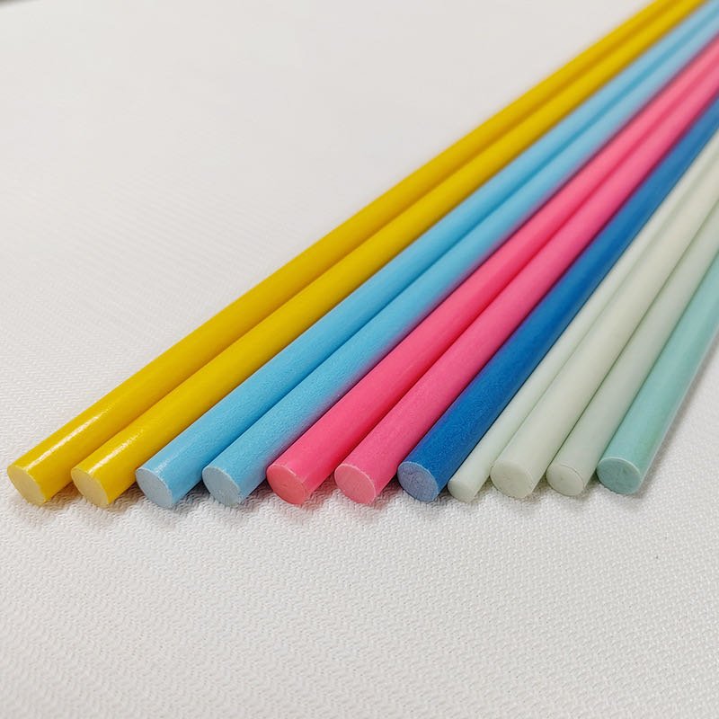 Flexible Reinforced Plastic Fiberglass Rod FRP/GRP Rod for Flag Pole and Fishing Rod