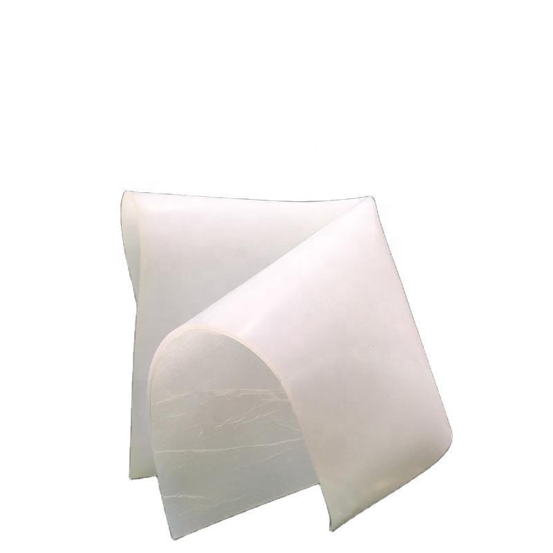 Glass clear silicone rubber sheet suitable for near invisible protection on electrical equipment and keypads