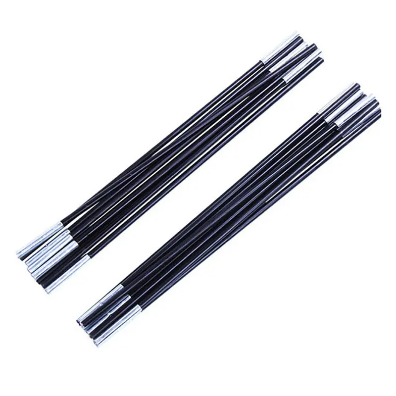 7*3mm Black Fiberglass Hollow rod tent pole customized diameter