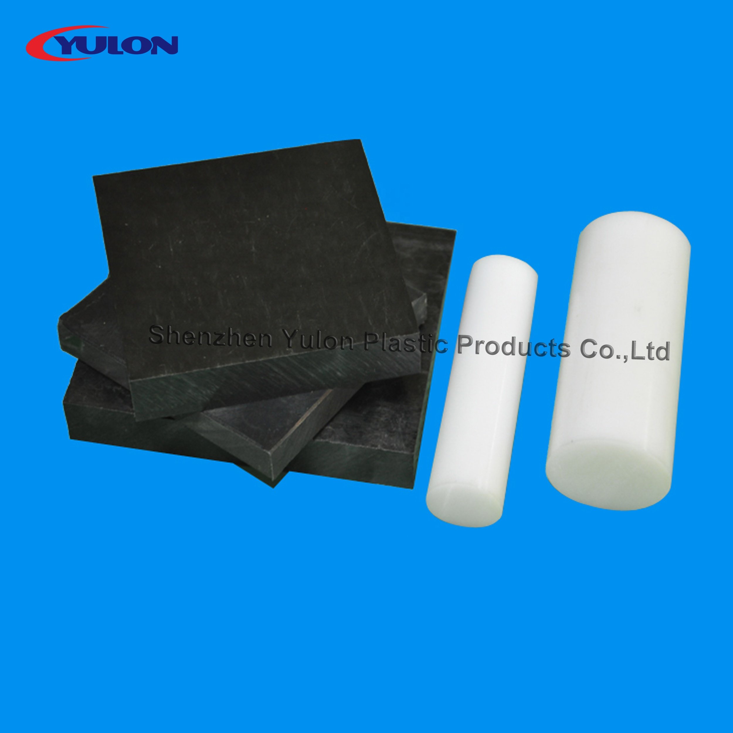Static Dissipative (SD) Acetal Pom Rod Cream Black Color CNC Machined with Granular Pattern Delrin Acetal SD Rod