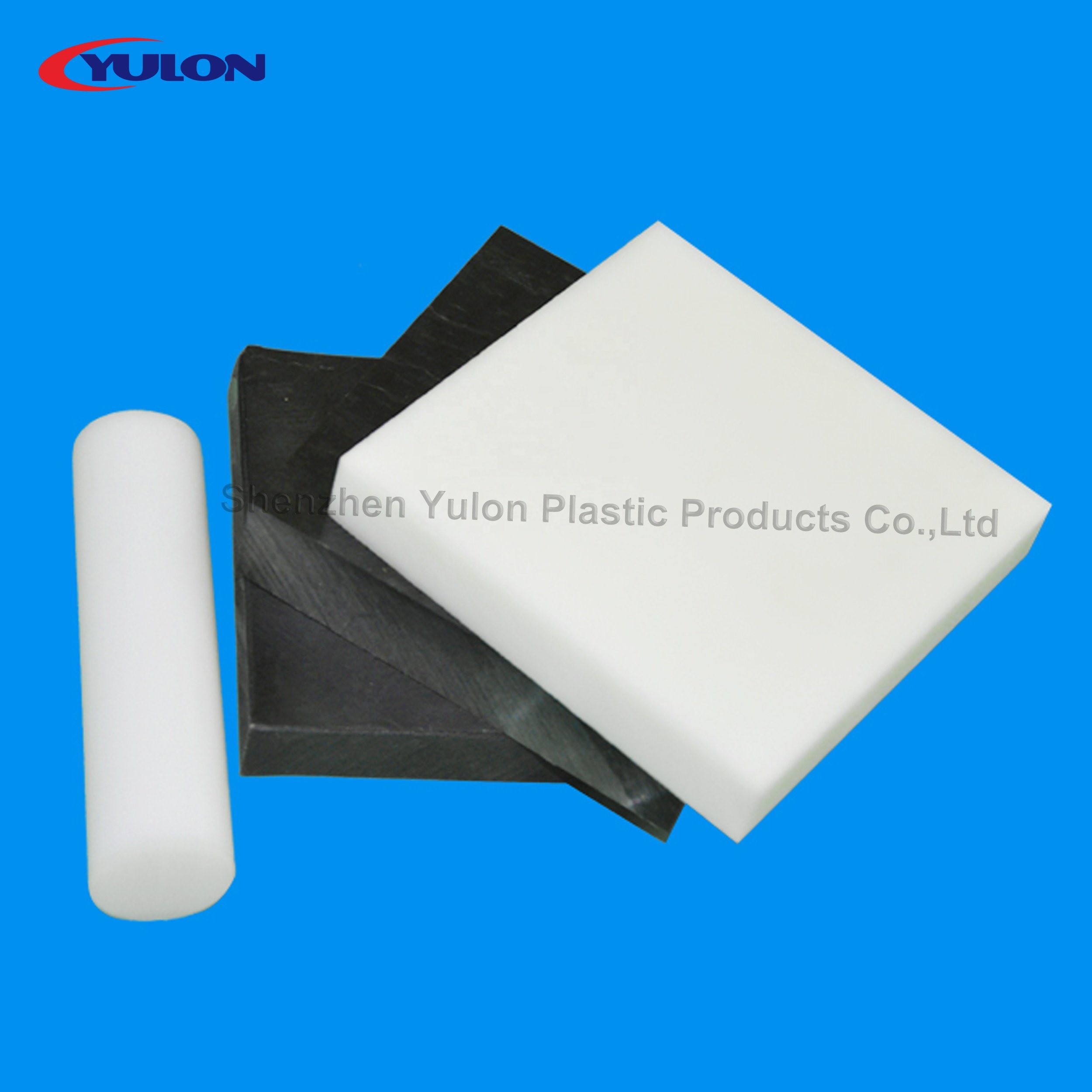 Static Dissipative (SD) Acetal Pom Rod Cream Black Color CNC Machined with Granular Pattern Delrin Acetal SD Rod